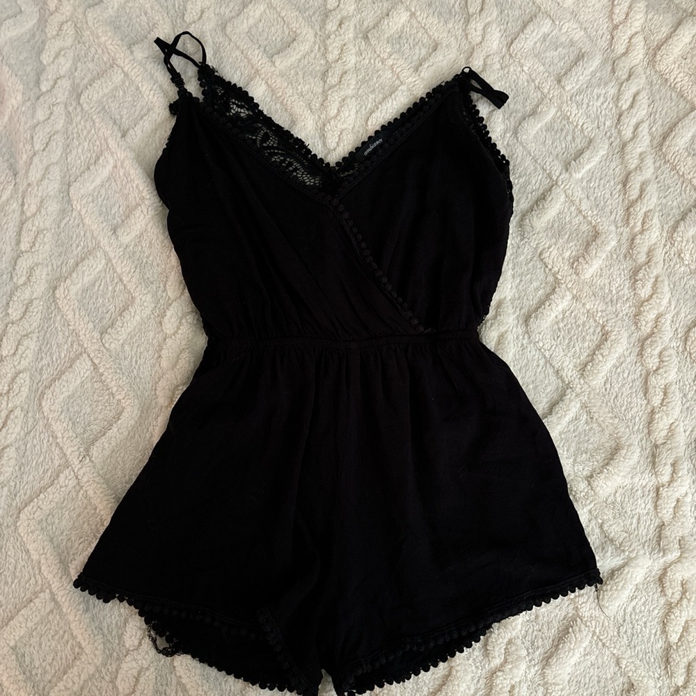 Black Lacy Romper
